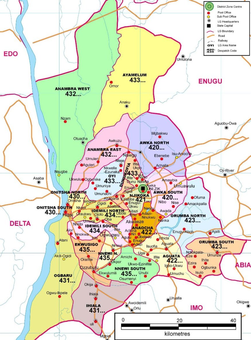 Anambra State Zip Code