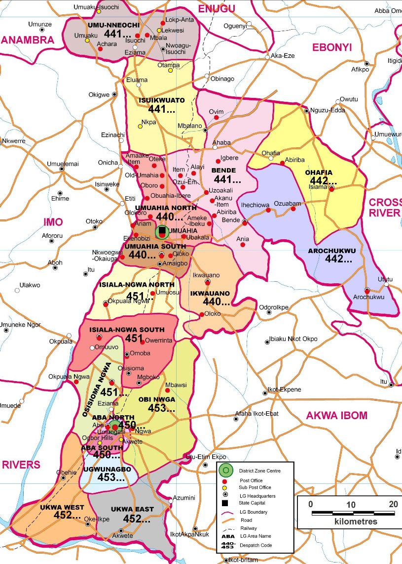 Abia State Zip Codes